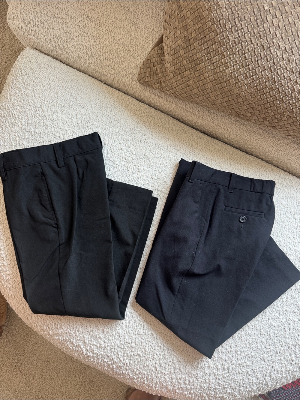 Boys Calvin Klein & Cat & Jack Dress Pants Lot Size 6 Black & Navy